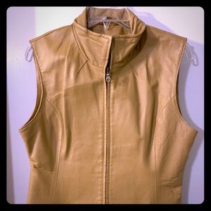 Gorgeous Mark Alan 100% Leather Ladies Vest